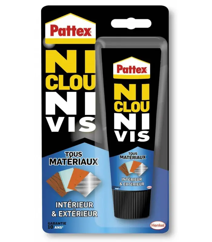 Pattex Ni clou Ni Vis Tous matériaux 142g Quantité Limitée
