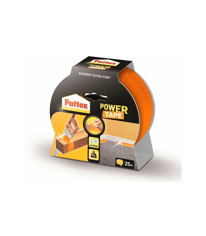 Nouvelle Collection Adhésif Power Tape orange 50mm x 25m
