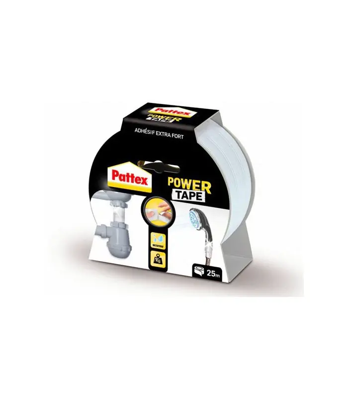 Adhésif Power Tape Maison blanc 50mm x 25m Prix Réduit