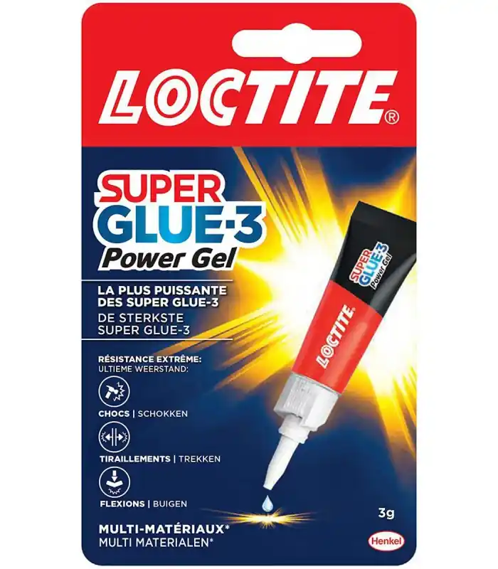 Super Glue 3 Power Gel 3g Commander Maintenant