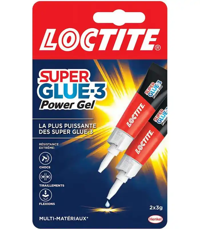 Seulement Aujourd'hui Super Glue 3 Power Gel 2x3g