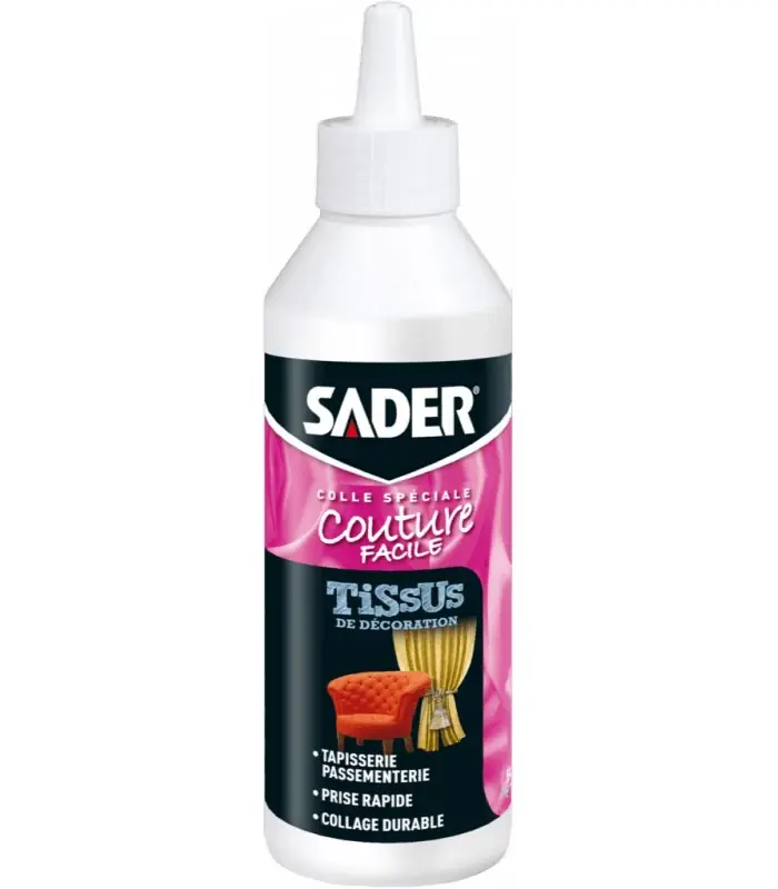 Colle spéciale tissus de décoration 250ml Top Vente