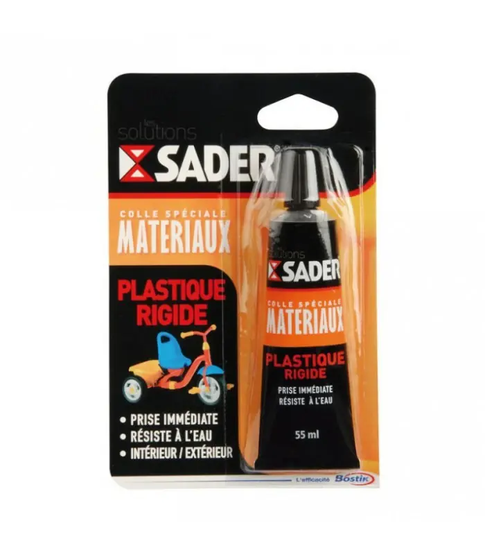 Colle spéciale plastique rigide 55ml Haute Qualité