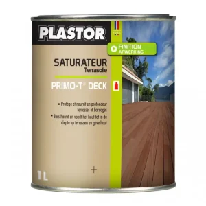 Soldes Plastor Saturateur Primo-T Deck à Base d‘Huile Naturelle - 1L, 5L, 20L
