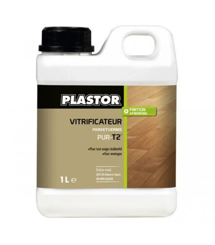 Plastor Vitrificateur polycarbonate Pur - T2 - Extra mat - Aspect Brut - 1L, 5L Soldes