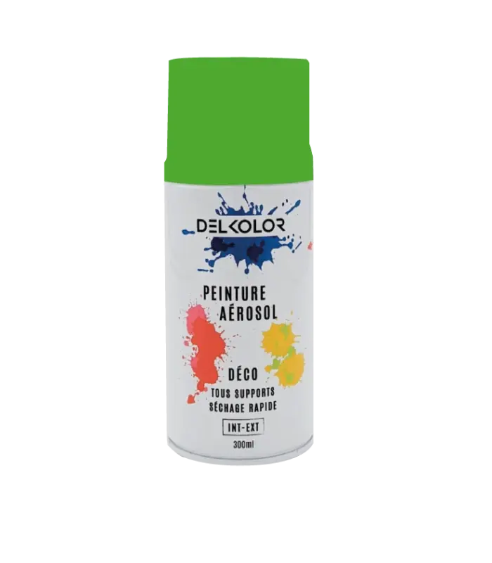 Nouveauté Delkolor Peinture en Aérosol Tous Supports - 300ml