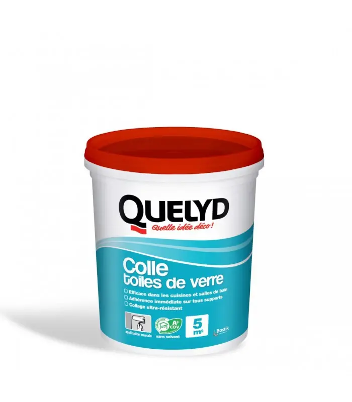 Haute Qualité Colle toiles de verre murs - Quelyd - 1KG, 5KG, 10KG