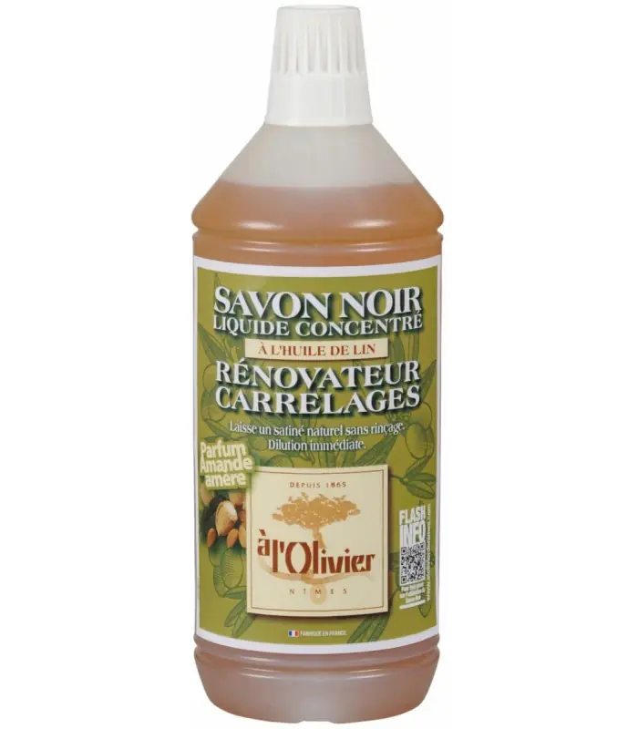 Produit De Marque Savon noir parfum amande 1L