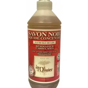 Savon noir à l‘huile de lin 1L Prix Promo