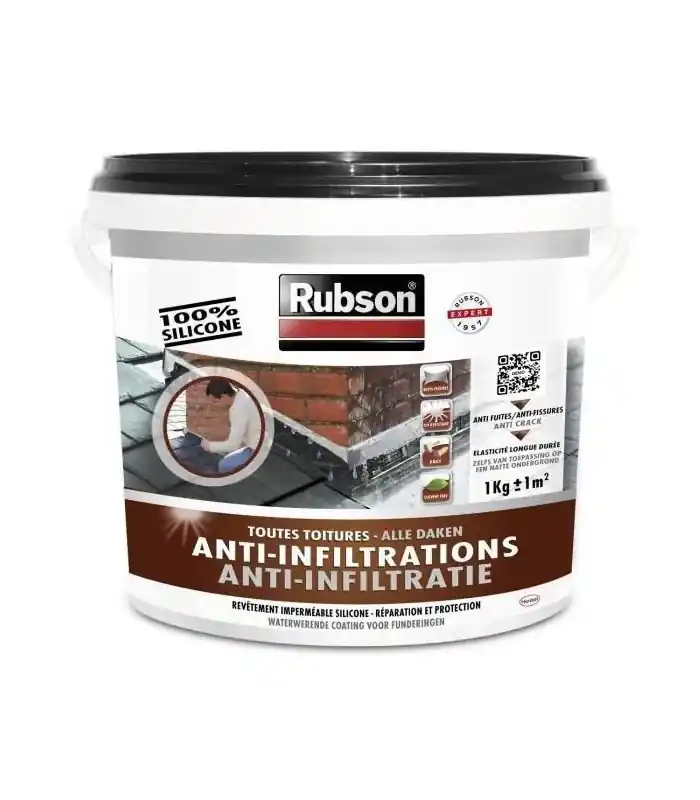 Revêtement d‘étanchéité anti-infiltrations toutes toitures - 1KG, 5KG Super Prix