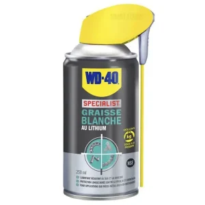 WD-40 Graisse blanche au lithium 250ml Spécialist WD40 Jusqu'à Épuisement Des Stocks