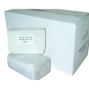 Chiffons coton blanc 10x1KG - Sylex Commande En Gros