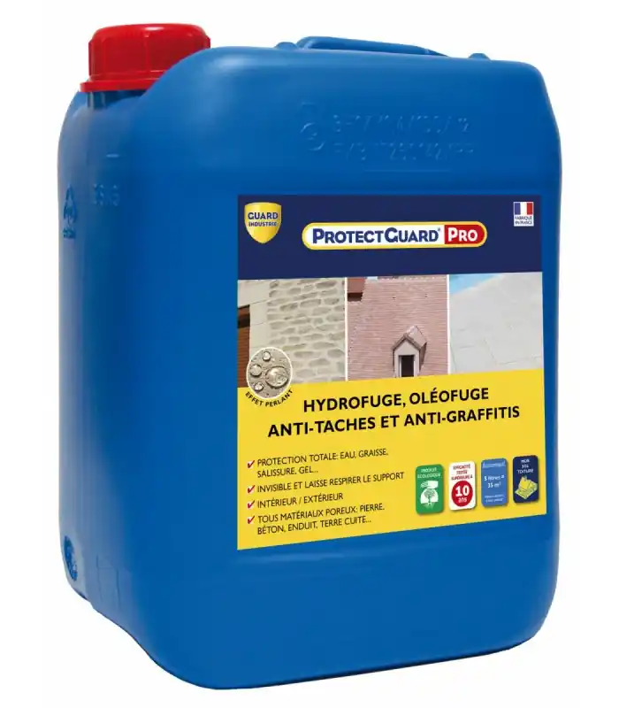 Dernière Chance Protectguard Pro Hydrofuge Oléofuge Anti-tâches Anti-graffitis intérieur extérieur - 5L, 25L