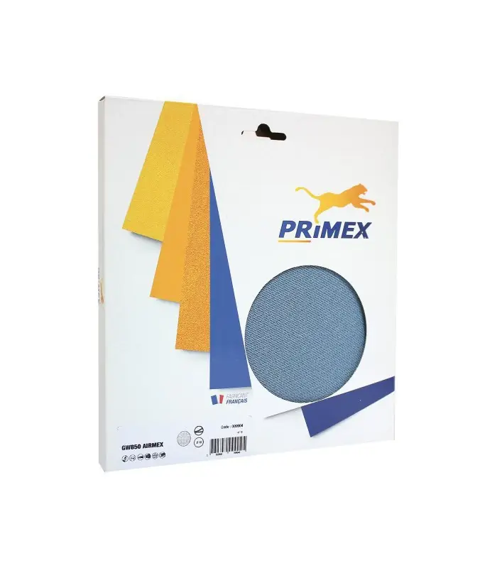 Offre Du Jour Disque abrasif Airmex GW850 Diamètre 125mm Lot de 10 - 80GR, 120GR, 150GR, 180GR