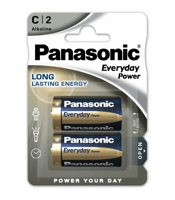 2 Piles LR14 C Everyday Power Vente Flash