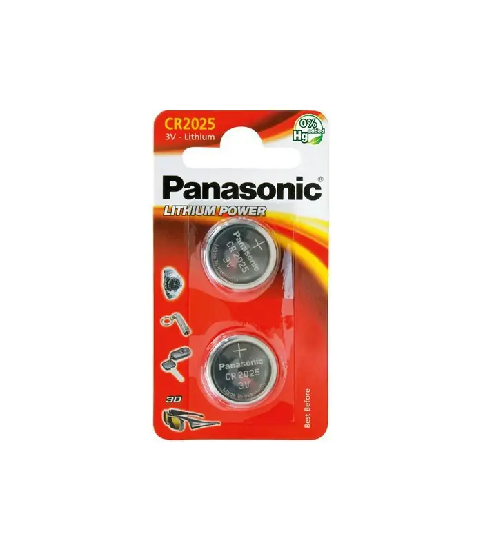 2 Piles bouton CR2025 Super Prix