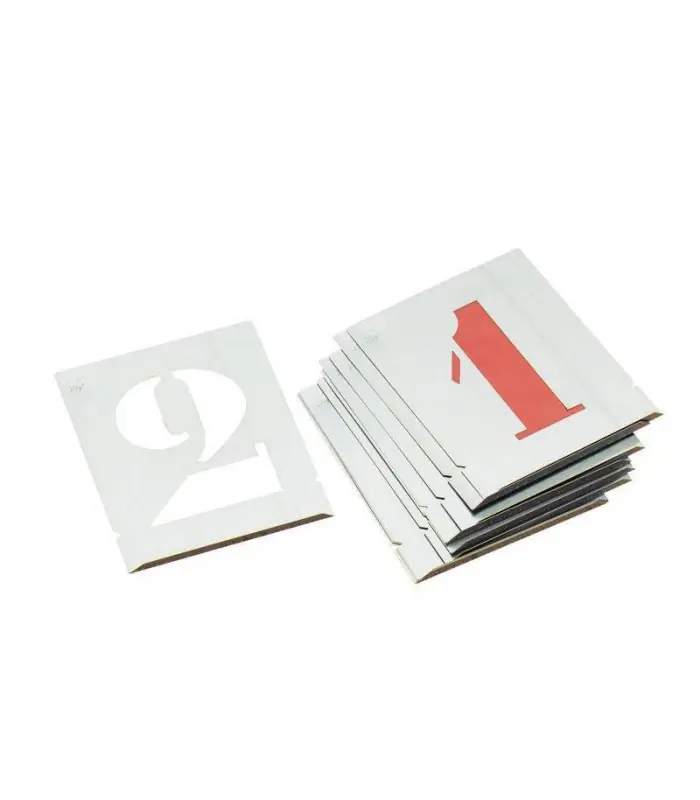 Satisfait Ou Remboursé Pochoirs chiffres zinc 60MM