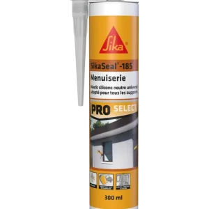 Sikaseal 185 mastic menuiserie silicone transparent 300ml Petit Prix