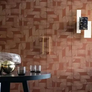 Acheter Direct Papier Peint Intissé Hector Blanc/ Doré – Square Jasmin de Casamance - réf. 75701222
