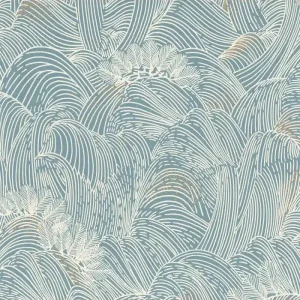 Papier Peint Intissé Marée Haute Blanc Doré – L’Ile aux Oiseaux de Casamance - réf. 75901936 Livraison Express