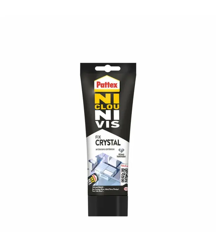 Pattex Ni Clou Ni Vis Fix Crystal - Colle transparente multi-usages Livraison Express