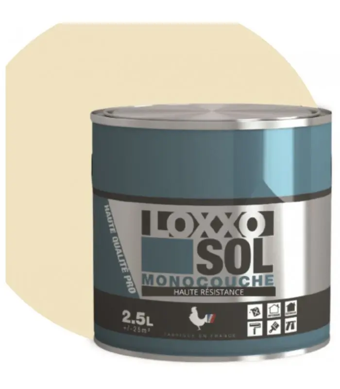 Commander Vite Loxxo Peinture Sol Monocouche Haute Résistance - Intérieur/Extérieur - 0,5L, 2,5L
