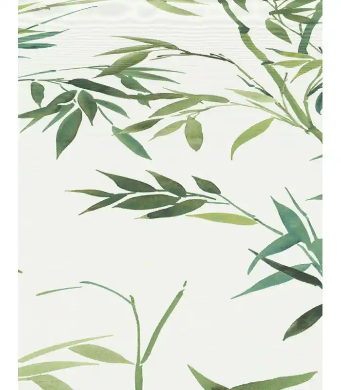 Papier peint Erismann - Collection Martinique - Intissé grainé - Décor BAMBOU TON MARRON Prix Bas
