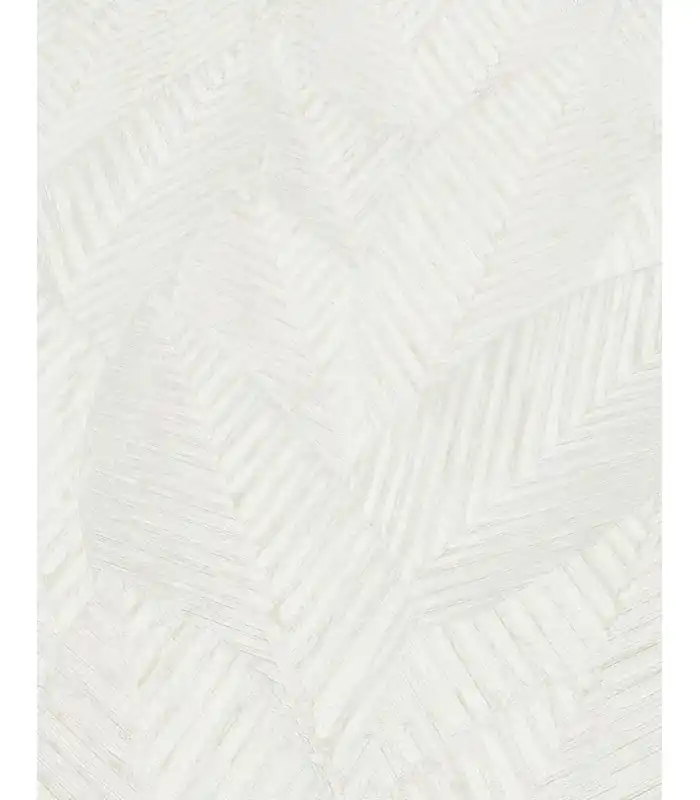 Expédition Rapide Papier peint Erismann - Collection Martinique - Intissé grainé - Décor RETREAT BLANC