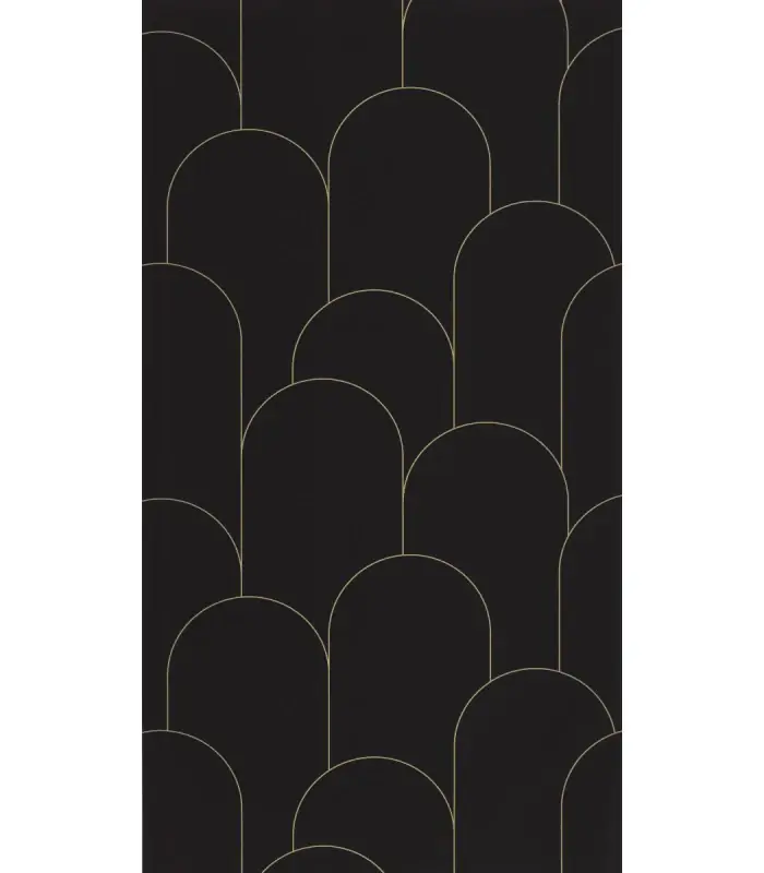 Papier peint Ornament NOIR DORÉ - Collection Élégance - CASELIO - Réf. ELC105289020 Offre Limitée