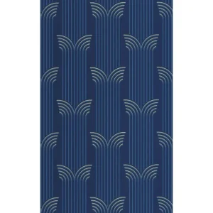 Must-Have Papier peint Glamour BLEU OUTRE-MER DORÉ - Collection Élégance - CASELIO - Réf. ELC105296020