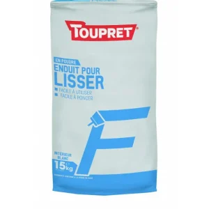 Nouvelle Collection Enduit pour lisser F pâte finition Toupret - 5KG, 15KG, 25KG
