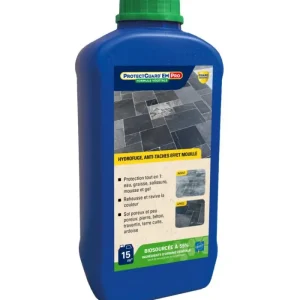 Produit De Marque ProtectGuard EM Premium effet mouillé intense Hydrofuge Oléofuge Anti-tâches - Formule végétale - 1KG, 4KG