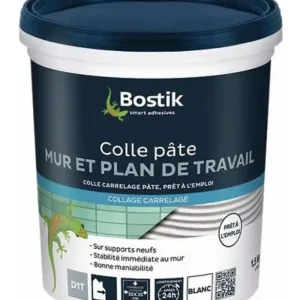 Acheter En Ligne Bostik Colle carrelage mur et plan de travail - 3KG, 1,5KG