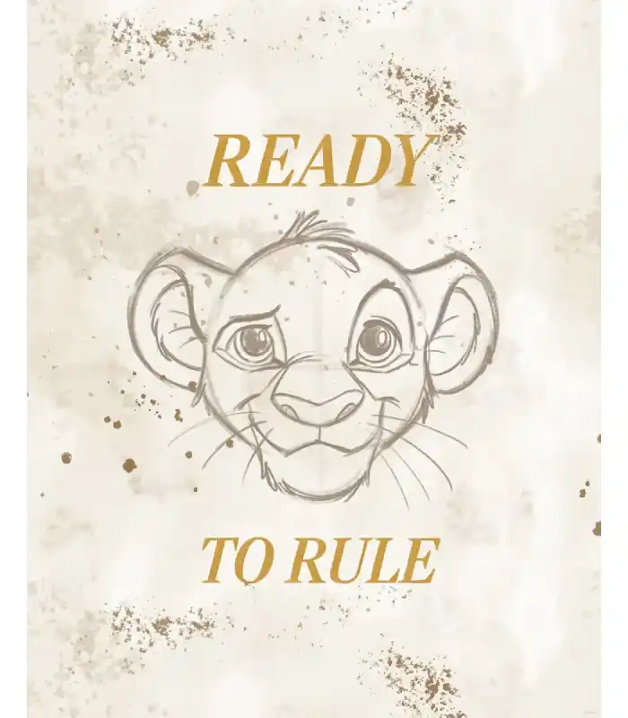 DISNEY THE LION KING READY TO RULE 40X50 Satisfait Ou Remboursé