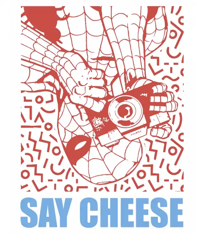 MARVEL SPIDER-MAN SAY CHEESE RED 40X50 Populaire