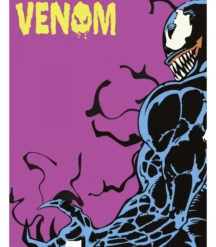 Nouvelle Collection MARVEL VENOM COLOURFUL STARE 40X50