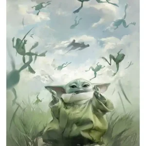 Commander Maintenant STAR WARS THE MANDALORIAN GROGU FROGS 40X50