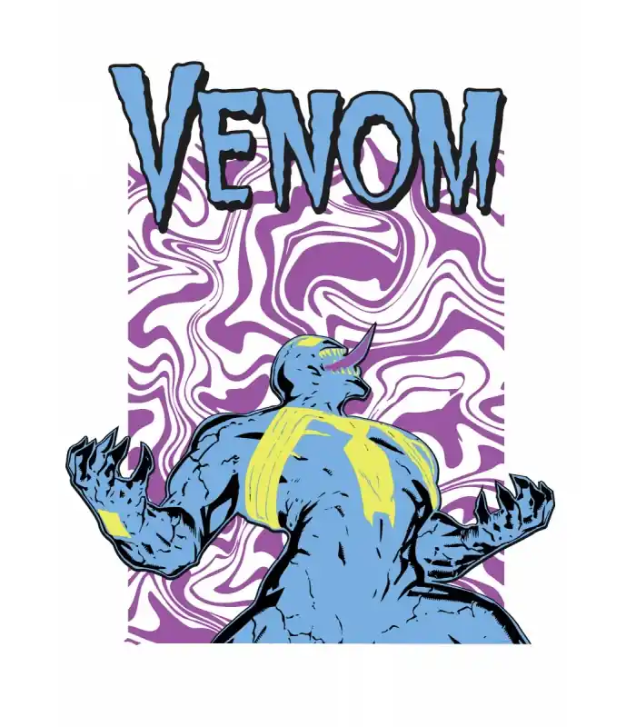 MARVEL VENOM COLOURFUL SCREAM 50X70 Dernière Chance