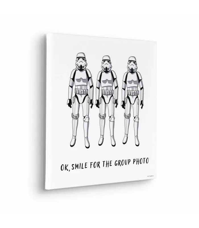 Dernier Modèle STAR WARS STORMTROOPER GROUP PHOTO 40X40