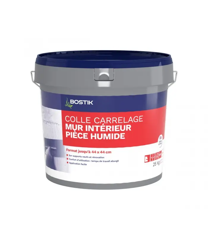 Super Prix Colle carrelage Mur Intérieur Bostik 25 kg haute performance