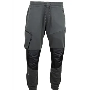 Offre Du Jour Pantalon multipoches Glory gris/noir taille élastiquée - L, M, S, XL, 3XL, XS