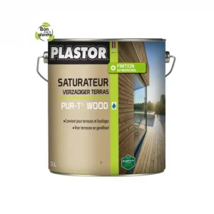 Saturateur Pur-T Wood Bois – Protège et nourrit le bois - 5L Meilleure Vente