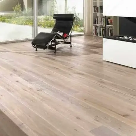 Parquet Contrecollé Chêne Manchester Fumé Blanchi huilé 15x190 mm Haute Qualité
