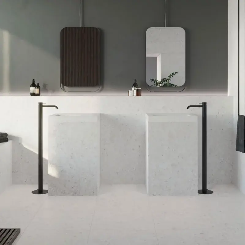 Expédition Rapide Carrelage aspect pierre Reload white mat 60x60 cm