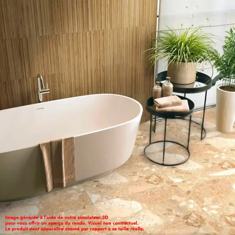 Bon Plan Carrelage Terrazzo mur et sol Olympo adoucie 60x60 cm
