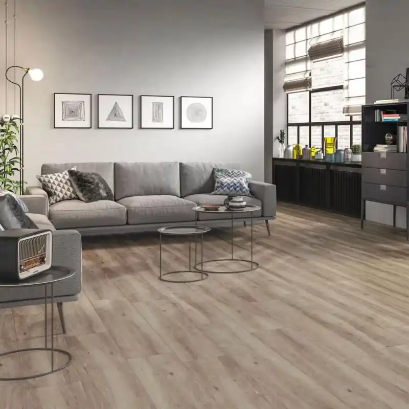 Carrelage sol et mur intérieur aspect parquet Oslo Beige mat N-plus 23x120 cm Jusqu'à Épuisement Des Stocks