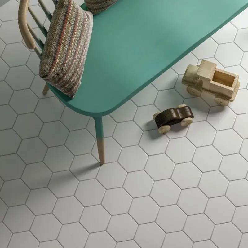 Carrelage sol et mur hexagonal Timeless White mat 15x17 cm Meilleur Prix