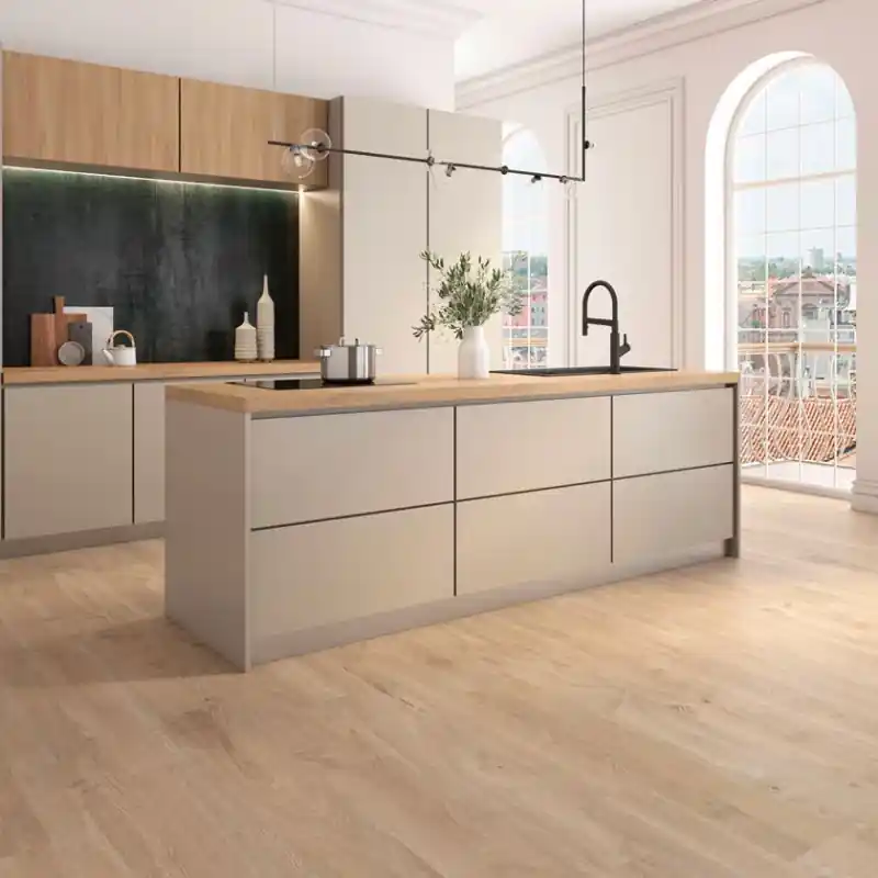 Carrelage sol intérieur aspect parquet Lenox nut mat 20x120 cm Prix Cassé