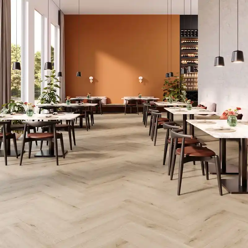 Offre Exclusive Parquet Vinyl Bâton rompu Mantaro pecan mat 12,5x62,5 cm