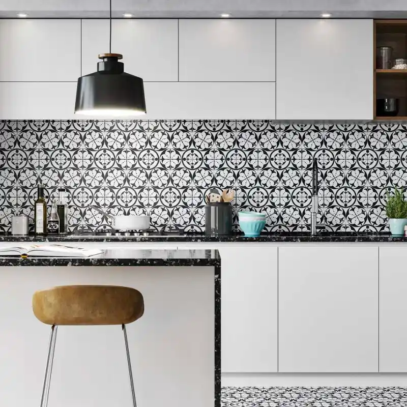 Carrelage sol-mur intérieur hexagonal Carnaby black mat 28,5x33 cm Quantité Limitée